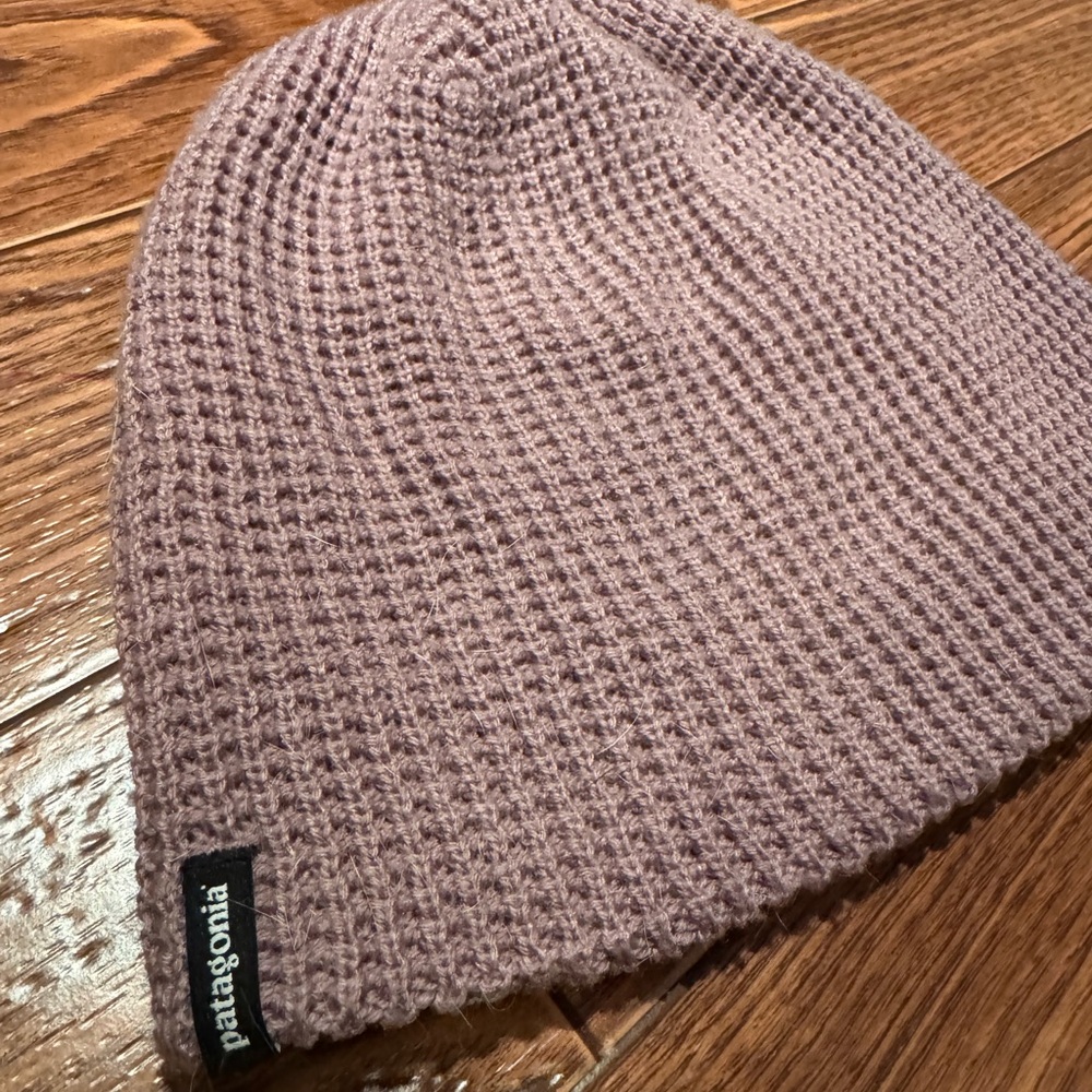 Patagonia Purple Knit Beanie